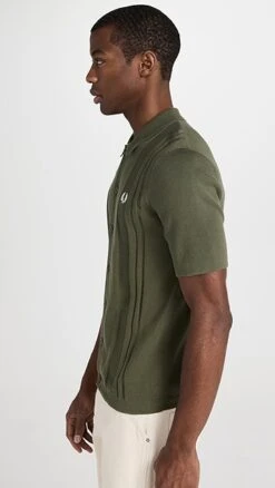 Fred Perry Button Through Knitted Shirt -Reberio Fashion Store fperr3059155648 1675355360009 2 0. UX357 QL90