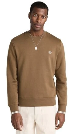 Fred Perry Crew Neck Sweatshirt -Reberio Fashion Store fperr3059367858 1675367568721 2 0. UX357 QL90
