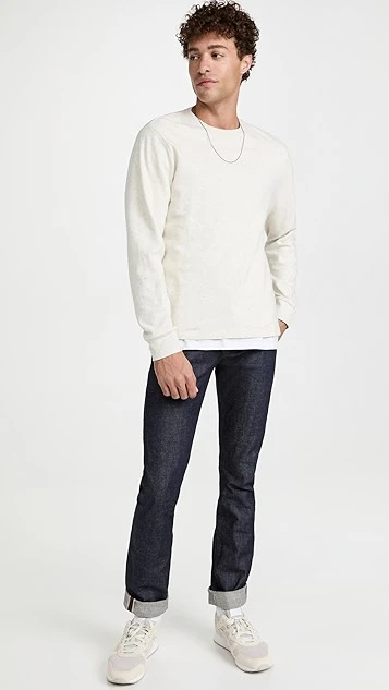 FRAME Long Sleeve Crewneck Sweatshirt 2 FRAME Long Sleeve Crewneck Sweatshirt - Image 2