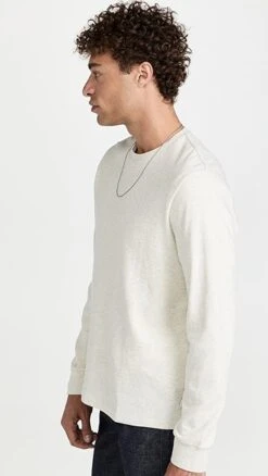 FRAME Long Sleeve Crewneck Sweatshirt