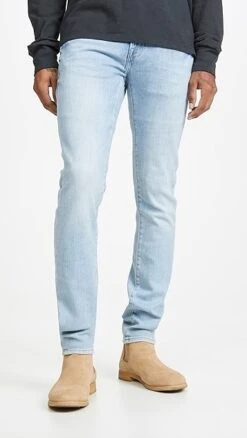 FRAME L'Homme Skinny Denim Jeans In Finn Finn Wash
