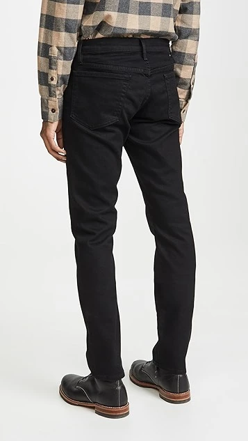 FRAME L'Homme Slim Denim Jeans In Noir Wash 2 FRAME L'Homme Slim Denim Jeans In Noir Wash - Image 2