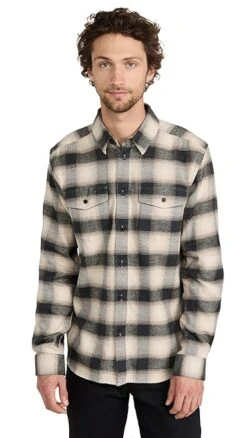 FRAME Plaid Flannel Shirt -Reberio Fashion Store frame321591e85b 1670344536250 2 0. UX357 QL90