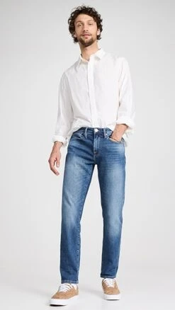 FRAME L'Homme Slim Crop Jeans -Reberio Fashion Store frame3222165182 1677858099863 2 0. UX357 QL90