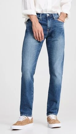 FRAME L'Homme Slim Crop Jeans