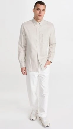 Gitman Vintage White Cotton Tweed -Reberio Fashion Store gitma3048830884 1664302883473 2 0. UX357 QL90