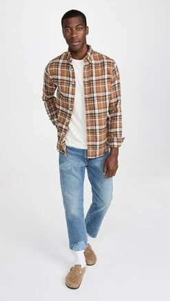 Gitman Vintage Brushed Triple Yarn Button Down Shirt -Reberio Fashion Store gitma304981c3c8 1664982636958 2 0. UX357 QL90