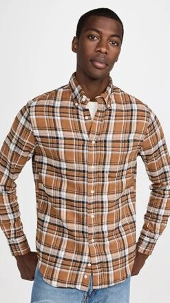 Gitman Vintage Brushed Triple Yarn Button Down Shirt