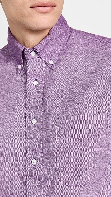 Gitman Vintage Brushed Chambray Button Down Shirt 5 Gitman Vintage Brushed Chambray Button Down Shirt - Image 5