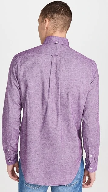 Gitman Vintage Brushed Chambray Button Down Shirt 2 Gitman Vintage Brushed Chambray Button Down Shirt - Image 2