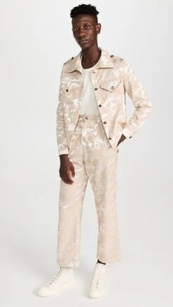 House Of Aama Jacquard Cherub Ogun Pants -Reberio Fashion Store haama3003510991 1661291628921 2 0. UX357 QL90