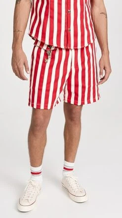 House Of Aama Azaka Cabana Stripe 6" Shorts -Reberio Fashion Store haama300381e6b3 1668525460522 2 0. UX357 QL90