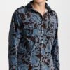 House Of Aama Paisley Corduroy Button Up Shirt