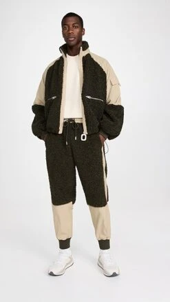 JW Anderson Colorblock Sherpa Track Pants -Reberio Fashion Store jwand3009019fe1 1664923817998 2 0. UX357 QL90