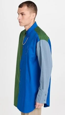 JW Anderson Colorblock Overshirt -Reberio Fashion Store jwand3010092234 1664319139884 2 0. UX357 QL90