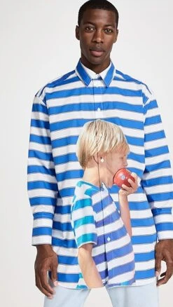 JW Anderson Printed Oversized Shirt