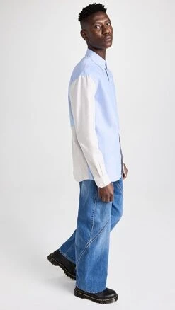 JW Anderson Classic Fit Patchwork Shirt -Reberio Fashion Store jwand3011791797 1674747130460 2 0. UX357 QL90