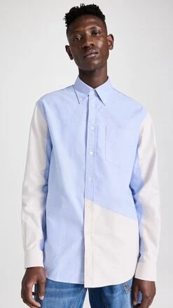 JW Anderson Classic Fit Patchwork Shirt -Reberio Fashion Store jwand3011791797 1674747130660 2 0. UX357 QL90