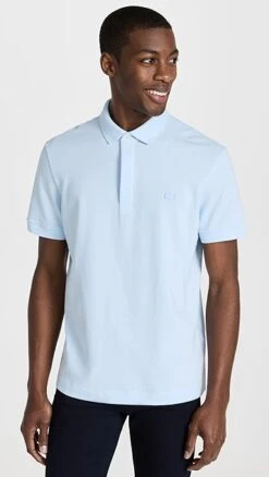 Lacoste Short Sleeve Ribbed Collar Shirt -Reberio Fashion Store lcost3053113073 1680190957032 2 0. UX357 QL90
