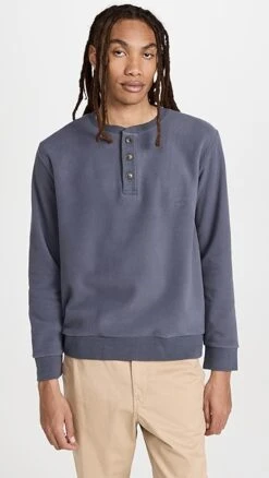 Madewell Polar Fleece Henley -Reberio Fashion Store madew4583513694 1667861378830 2 0. UX357 QL90