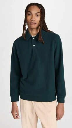 Madewell Polar Fleece Club Polo -Reberio Fashion Store madew458381e465 1667518204674 2 0. UX357 QL90