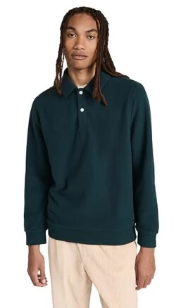 Madewell Polar Fleece Club Polo -Reberio Fashion Store madew458381e465 1667518204795 2 0. UX357 QL90