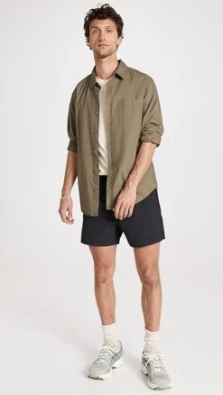 Madewell Seersucker 4.25" Pull On Shorts -Reberio Fashion Store madew462031fcde 1681748684454 2 0. UX357 QL90