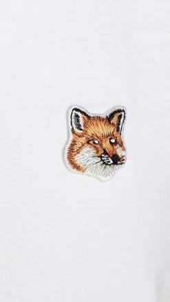Maison Kitsune Tee Shirt With Fox Head Patch -Reberio Fashion Store maisk3103512397 q3 2 0. UX357 QL90