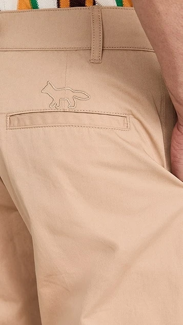 Maison Kitsune Regular Chino Pants 6 Maison Kitsune Regular Chino Pants - Image 6