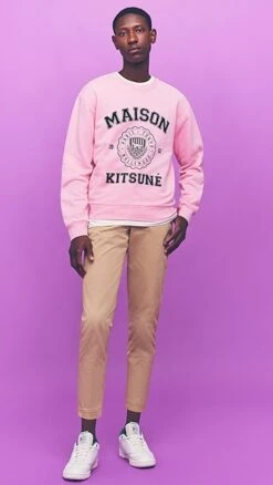 Maison Kitsune Regular Chino Pants 11 Maison Kitsune Regular Chino Pants -Reberio Fashion Store maisk3123012688 1684417974460 2 0. UX357 QL90