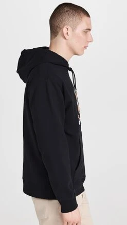 Maison Kitsune Dressed Fox Relaxed Hoodie -Reberio Fashion Store maisk312331071b 1678394506979 2 0. UX357 QL90