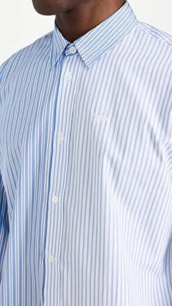 Maison Kitsune Regular Shirt -Reberio Fashion Store maisk312341f576 1675452445229 2 0. UX357 QL90