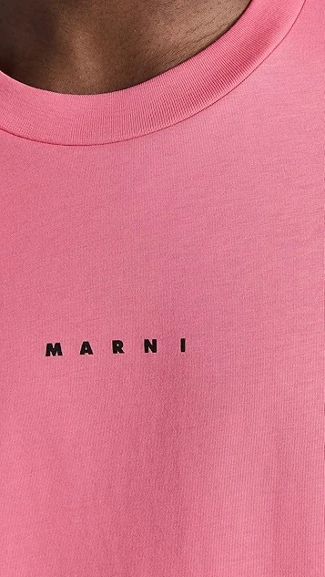 Marni Logo T-Shirt 5 Marni Logo T-Shirt - Image 5