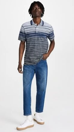 Missoni Short Sleeve Polo -Reberio Fashion Store missc301311f04e 1666106653649 2 0. UX357 QL90