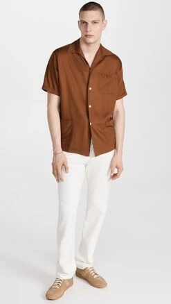 Maison Margiela Short Sleeved Shirt -Reberio Fashion Store mmmar3023212000 1678466305792 2 0. UX357 QL90