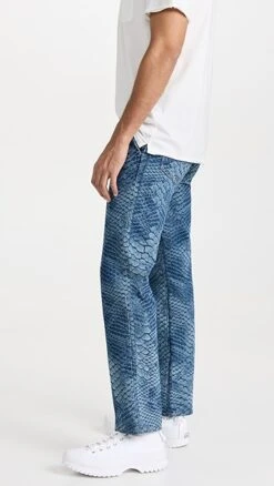 MM6 Maison Margiela Snake Print Pants -Reberio Fashion Store mmsix303401e5d9 1666890107019 2 0. UX357 QL90