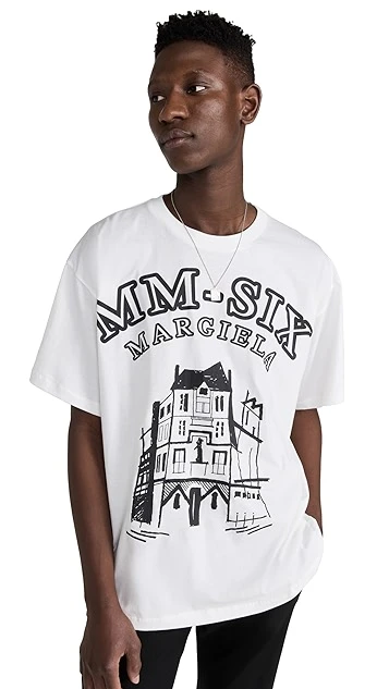 MM6 Maison Margiela Logo T-Shirt 7 MM6 Maison Margiela Logo T-Shirt - Image 7