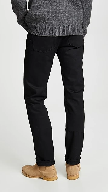 Naked & Famous Weird Guy Solid Black Selvedge 2 Naked & Famous Weird Guy Solid Black Selvedge - Image 2