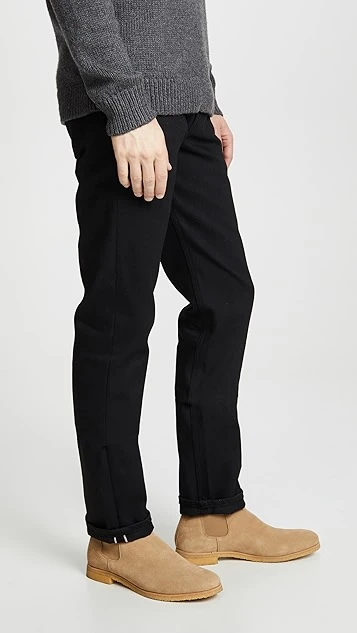 Naked & Famous Weird Guy Solid Black Selvedge 3 Naked & Famous Weird Guy Solid Black Selvedge - Image 3