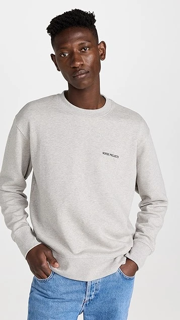 Norse Projects Arne Logo Sweatshirt 6 Norse Projects Arne Logo Sweatshirt - Image 6