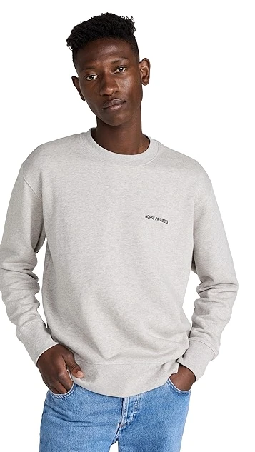 Norse Projects Arne Logo Sweatshirt 7 Norse Projects Arne Logo Sweatshirt - Image 7