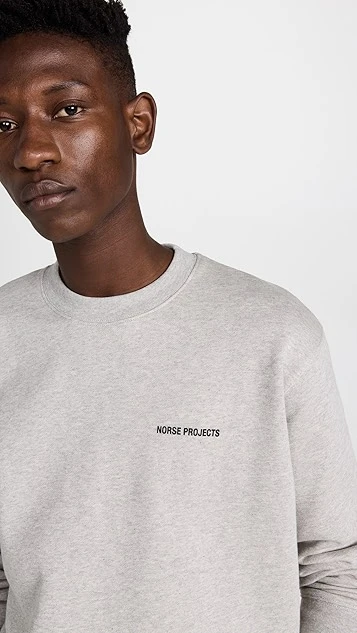 Norse Projects Arne Logo Sweatshirt 1 Norse Projects Arne Logo Sweatshirt