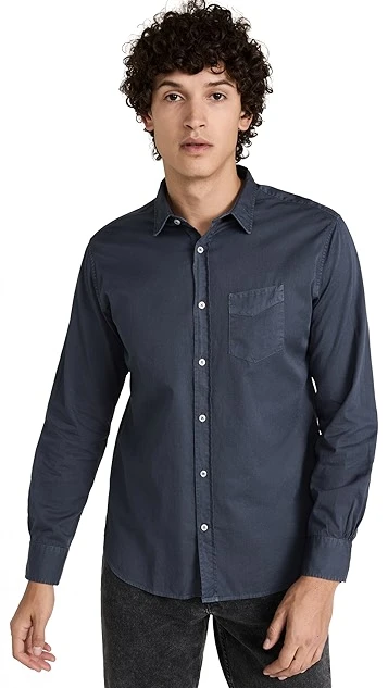 Officine Generale Lipp Pigment Dye Twill Shirt 6 Officine Generale Lipp Pigment Dye Twill Shirt - Image 6