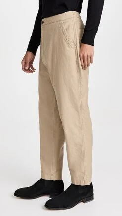 Officine Generale Pierce Cotton Moleskin Pants -Reberio Fashion Store ogene3017110719 1665590164499 2 0. UX357 QL90
