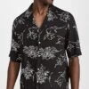 Officine Generale Eren Calligraphy Print Shirt