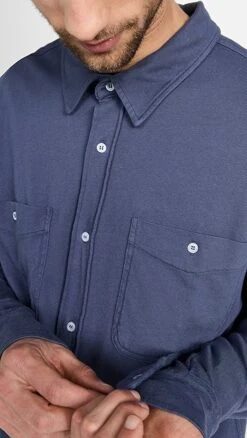 Officine Generale Dante Jersey Shirt -Reberio Fashion Store ogene301811345e 1670423811143 2 0. UX357 QL90