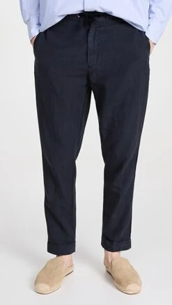 Officine Generale Joseph Gmt Dye Linen Cotton Pants