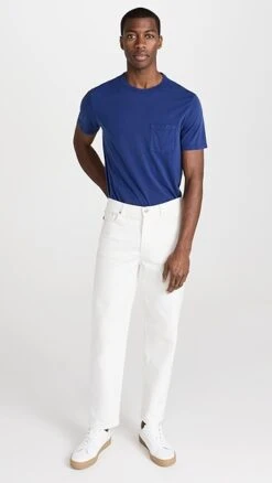 Officine Generale Tee Pocket Pigment Dye Lyocell Cotton Tee -Reberio Fashion Store ogene3018416461 1675285767931 2 0. UX357 QL90