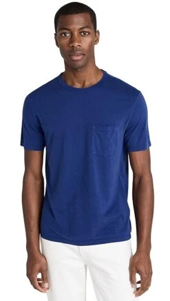 Officine Generale Tee Pocket Pigment Dye Lyocell Cotton Tee -Reberio Fashion Store ogene3018416461 1675285767946 2 0. UX357 QL90