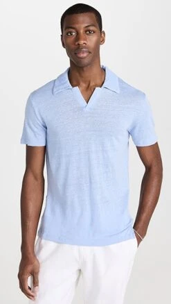 Officine Generale Simon Piece Dyed French Linen Polo 13 Officine Generale Simon Piece Dyed French Linen Polo -Reberio Fashion Store ogene3018711236 1675291641136 2 0. UX357 QL90
